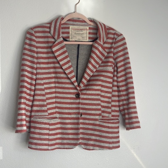 Anthropologie Cartonnier Striped Terry Blazer - Picture 1 of 8